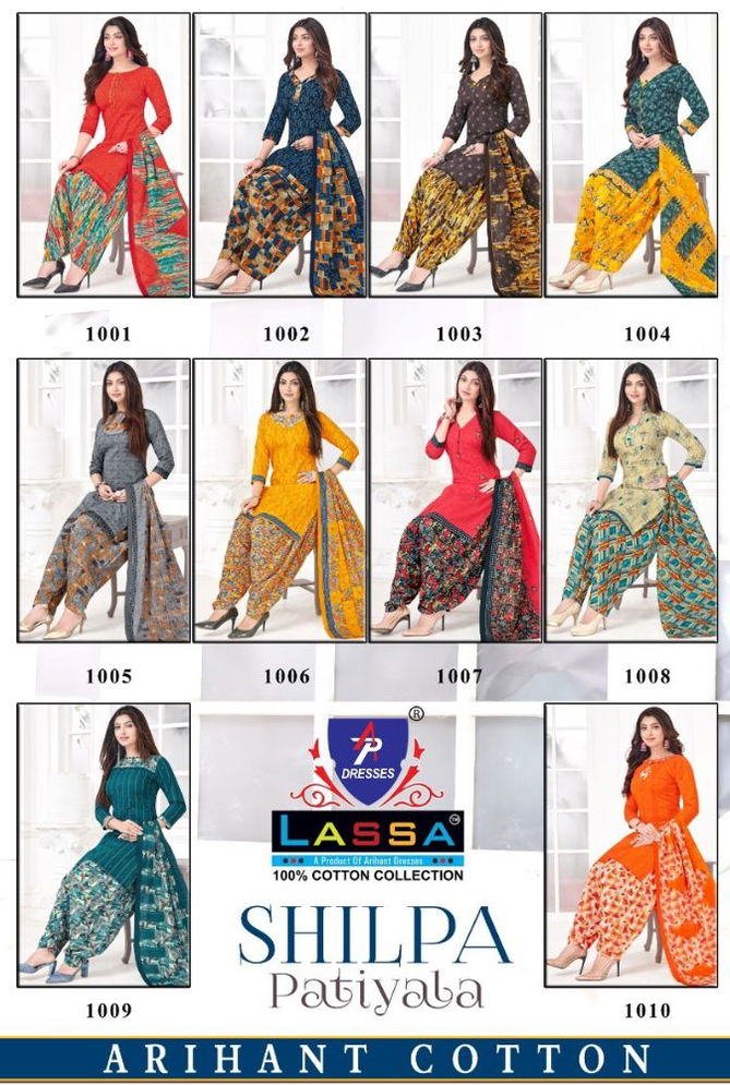 Arihant Lassa Shilpa Cotton Printed Daily Wear Dress Material